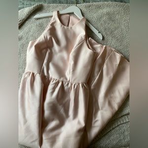 Alfred Sung D707 Blush Bridesmaid Dress